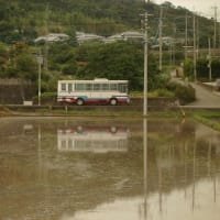 国東観光バスの路線バス　水鏡　2007-06-16