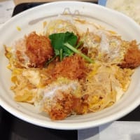 松のや（７）カキフライとじ丼・ミニポテキャベ