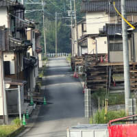 芦北町白石地区復興工事中