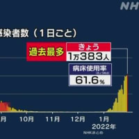 大阪府 新型コロナ 新たに1万383人感染確認 過去最多 | NHKニュース   2022年1月29日 17時33分