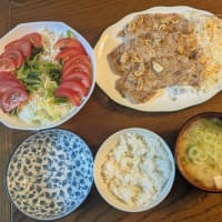 先週の夕食は　こんな感じ