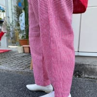 denier 涼しいギンガムチェックパンツ