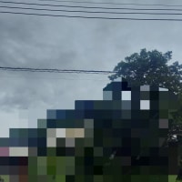 どんよりしてる空…