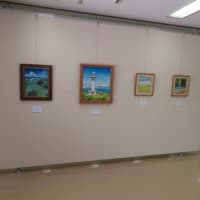 第５１回　鹿児島自然美画会展（2024）・・・鹿児島市立美術館　地下ロビー