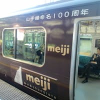 チョコレートコーティングされた命名100周年記念列車
