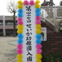 平成２８年度の入園式でした。