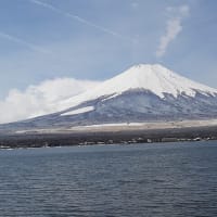 雪と富士山