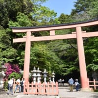 茨城の香取神宮　大鳥居と表参道　　　2