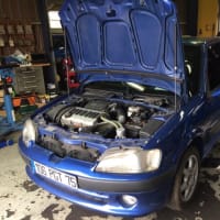 サーキット仕様プジョー106S16作成中