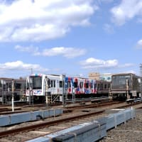 大阪メトロ谷町線 大日検車場の22系、32系車両