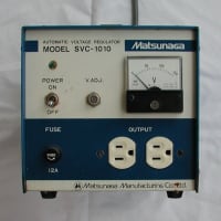 松永　SVC-１０１０　　自動電圧調整器