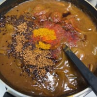 久しぶりに自分で（カレー）