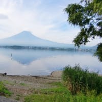 間近に見る、優雅な富士山に魅せられて