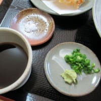 洗心庵でかき揚げセット大盛りで。＠神戸市西区