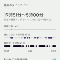 Fitbitの睡眠ログがなんだかヘン