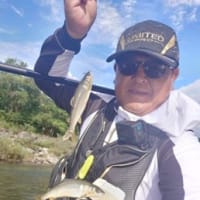 石色悪いけど、入れ掛かり！高原川釣行！！