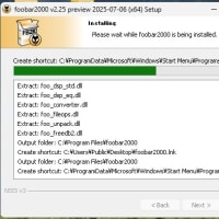 foobar2000 v2.25 preview 2025-07-06 がリリースされました。