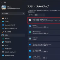 Windows 11 でタスクマネジャーのスタートアップ アプリに出現した「Program」とは何？