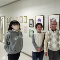 愛媛新聞フジカルチャースクール似顔絵講座作品展の開催