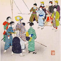 宮川春汀　子供風俗　3