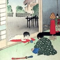 宮川春汀　子供風俗
