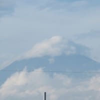 まるで梅雨明けの様な富士山