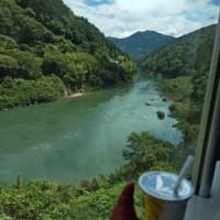 青空と南風の車窓