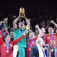 ワールドカップはスペインが優勝！！