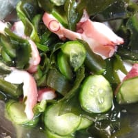 わかめとタコの酢の物