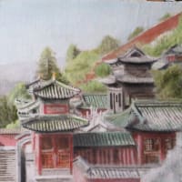  289 北京　イ和園　徳輝殿を脇から見た光景。