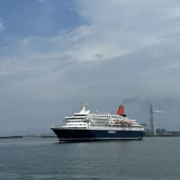 「にっぽん丸」酒田北港　出港　2025.6.22