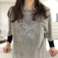 ﾋﾞﾝﾃｰｼﾞ加工猫Tシャツ！!(^^)!～ﾐﾊﾗﾔｽﾋﾛ