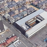 一宮市医師会館の建築イラスト