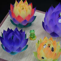 大船FC～紙で作る蓮の花展