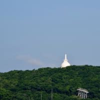 2025.07.01(火)AM07:11の藻岩山・平和祈念塔・手稲山・三角山・円山
