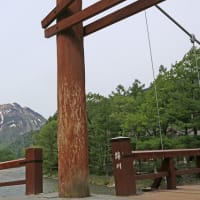上高地　河童橋からの景色