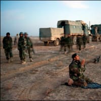 アフガン部隊と共同作戦開始（１）
