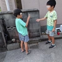 孫と花火を忘れた