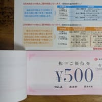 ハイデイ日高の株主優待券が届きました！
