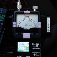 HV-7（多バンドホイップ）で21MHz（コイル縦向き装着）の測定＆調整_240503