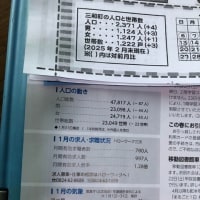 広島県の過疎地域、三次市三和町人口増加。