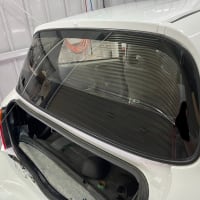 JA4 リヤ3面スモークフィルムDIY施工