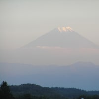 黄昏。富士山..．．16:20分の山姿です.。十一月四日