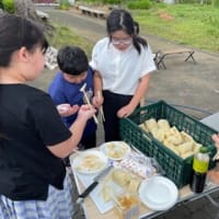2025年4月の1日児童館かっぱら広場「タケノコをゆでて食べるぞ～」
