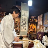 明日は、命光秘流鳴釜神示祭が執り行われます