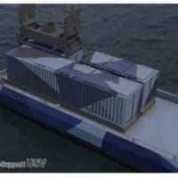 戦闘支援型多目的USVのイメージ映像が