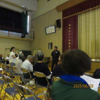 令和7年度　加治木校区コミュニティ協議会「防災講習会」（2025）・・・姶良市立加治木小学校体育館