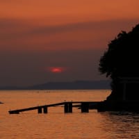 九島の夕陽