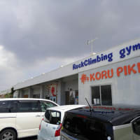 家族でロッククライミングジムへ