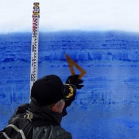N-PSG工法研究会主催の雪崩防止杭工法の積雪観測